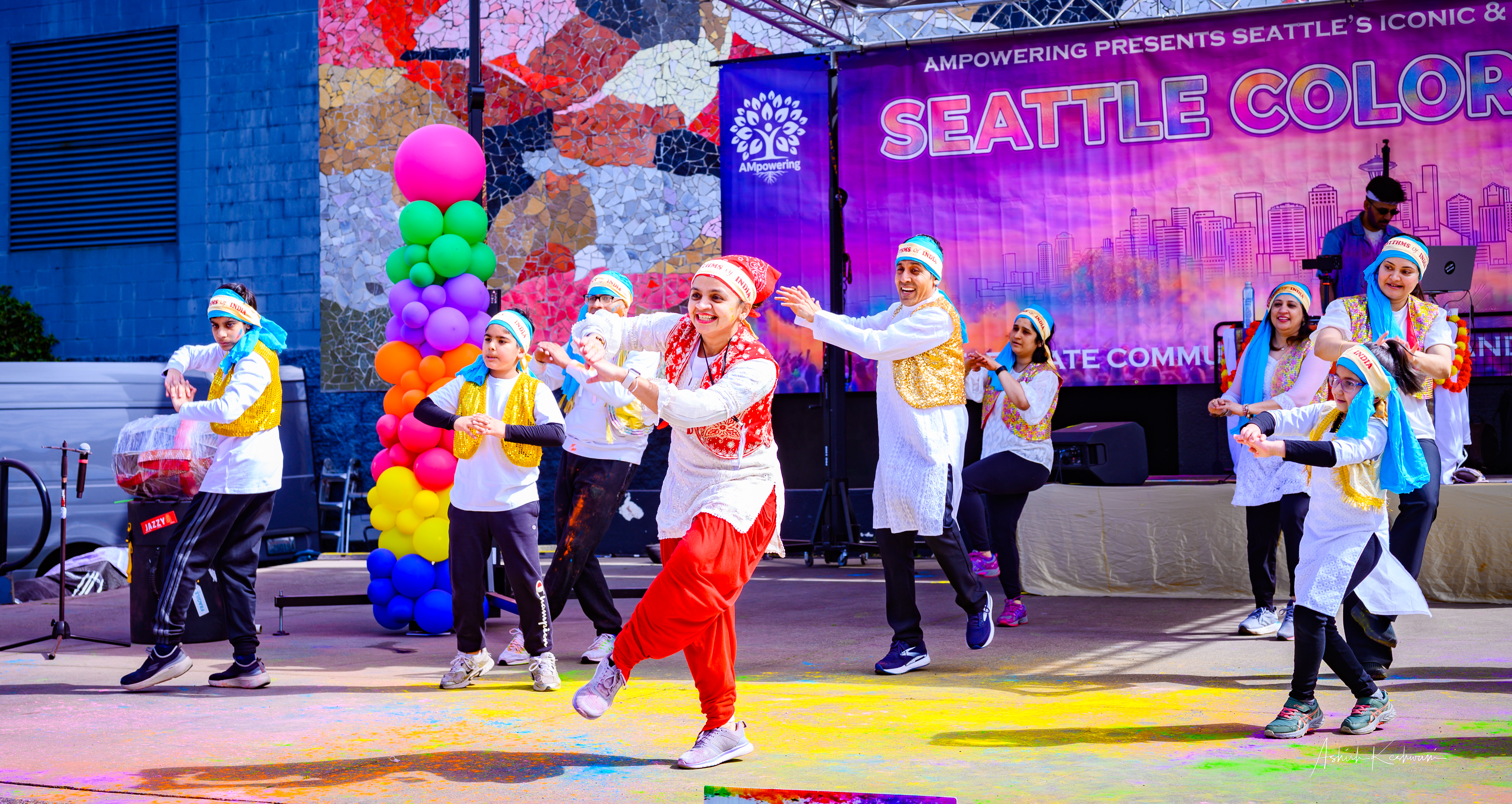 Bhangra dance workshop at Seattle Color Festival 2026